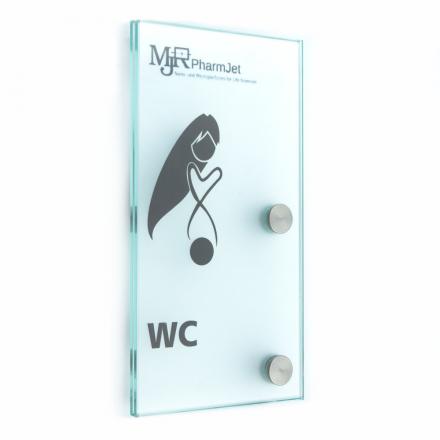 Türschild VITRUM 170/90/B2
